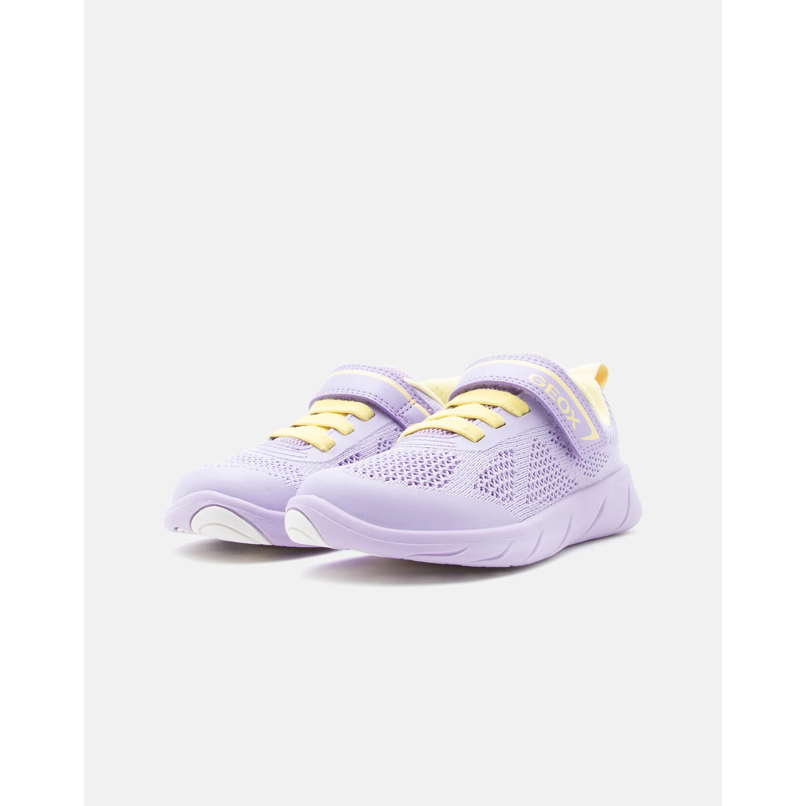 Geox GEOX - Canvas sneakers 'J Foot-Run - Lilac / Light yellow'