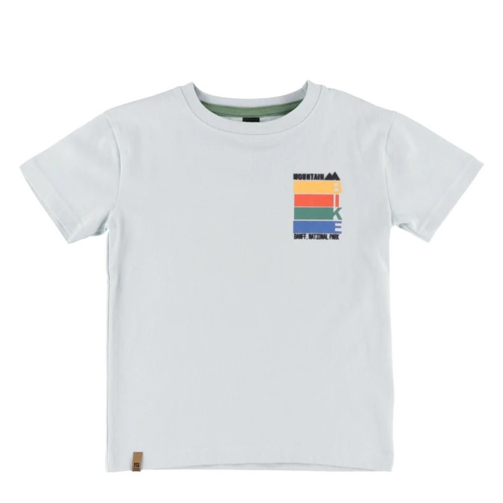 Nanö NANÖ - Pale blue T-shirt with 'All Terrain' mountain bike print