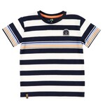 Nanö NANÖ - Ivory T-shirt with a 'Coastal Breeze' striped pattern