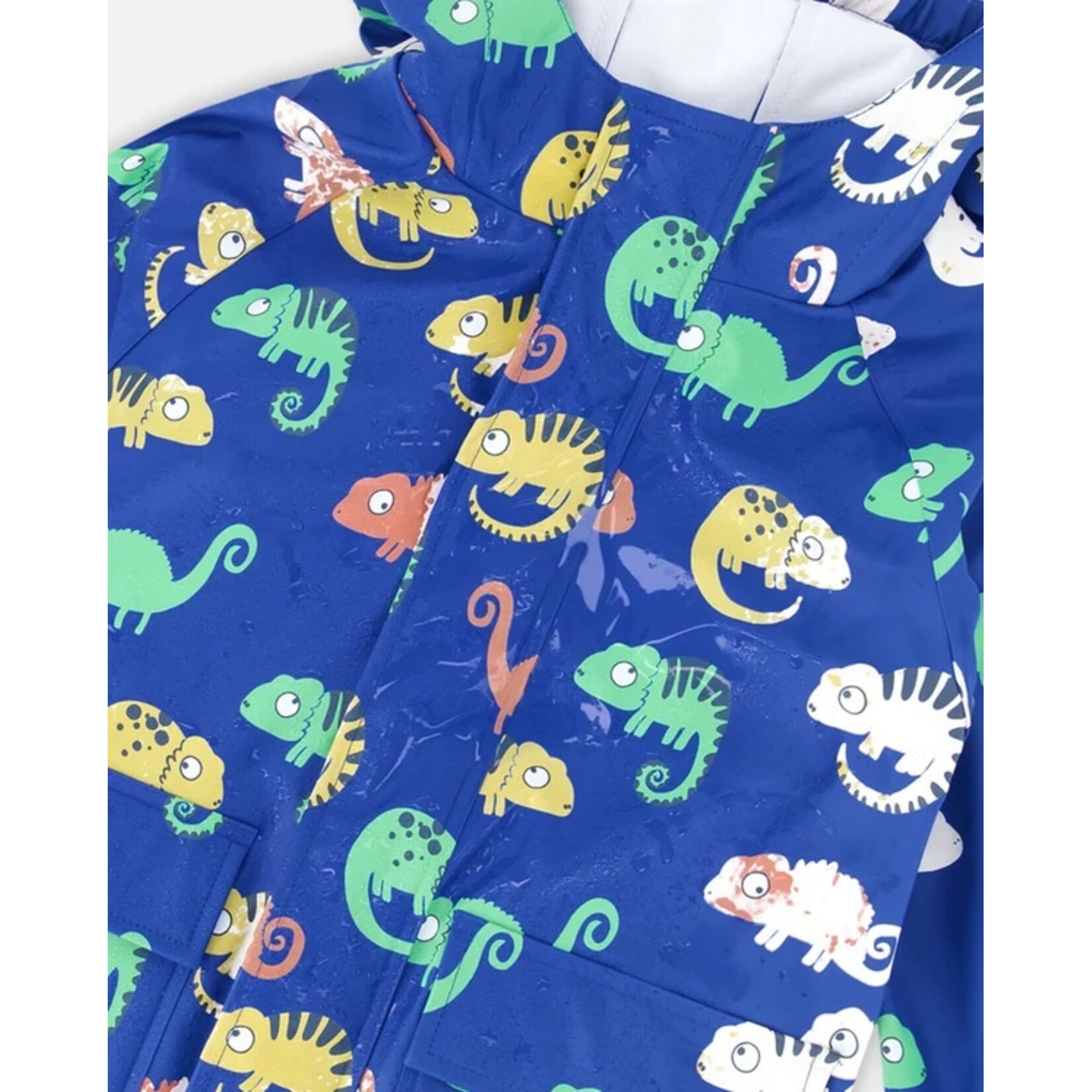 Deux par Deux DEUX PAR DEUX - Imperméable bleu à caméléon changeant de couleur au contact de l’eau 'Brise du Printemps'