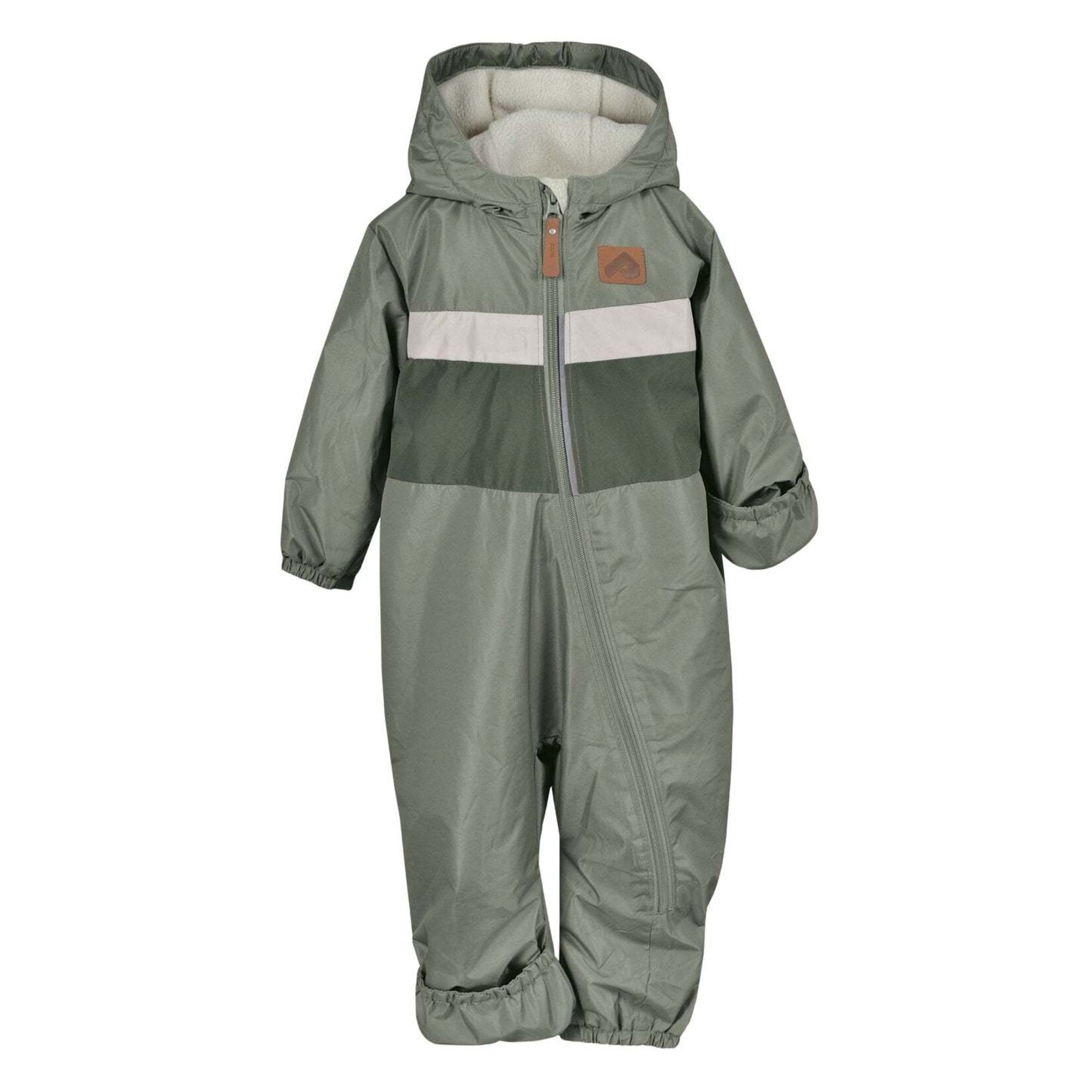 Perlimpinpin  PERLIMPINPIN - Mid-season baby outdoor one-piece set - Aspen, sand & army
