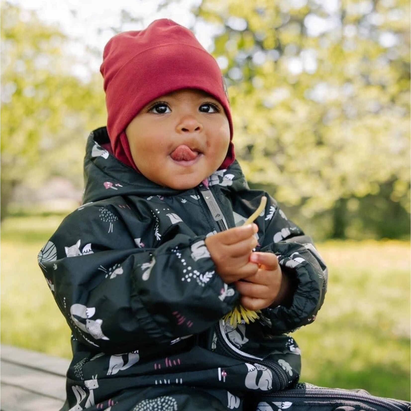 Perlimpinpin PERLIMPINPIN - Mid-season baby outdoor one-piece set - Fox