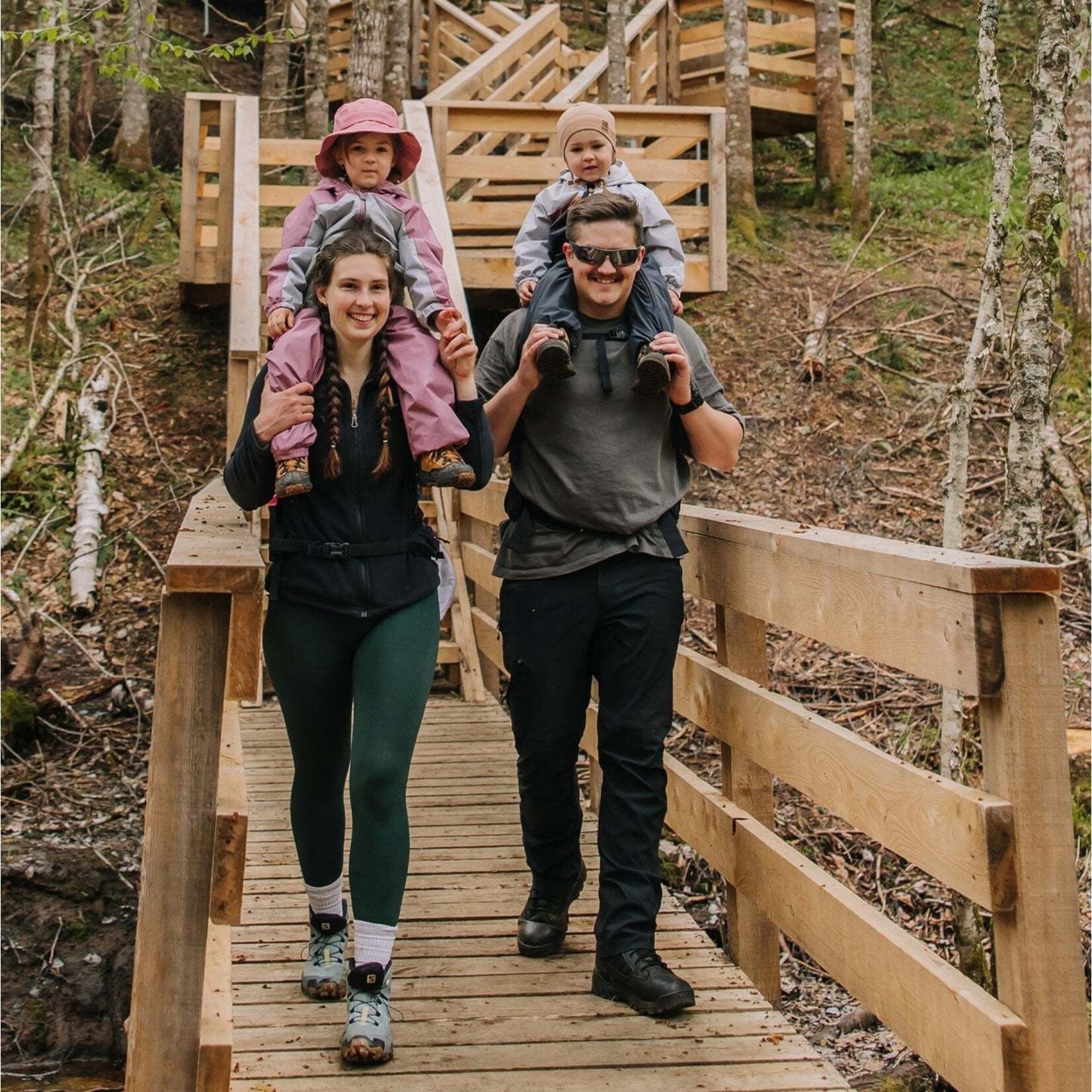 Perlimpinpin PERLIMPINPIN - Ensemble une pièce d'extérieur pour bébé mi-saison - Sable, toffee & noir