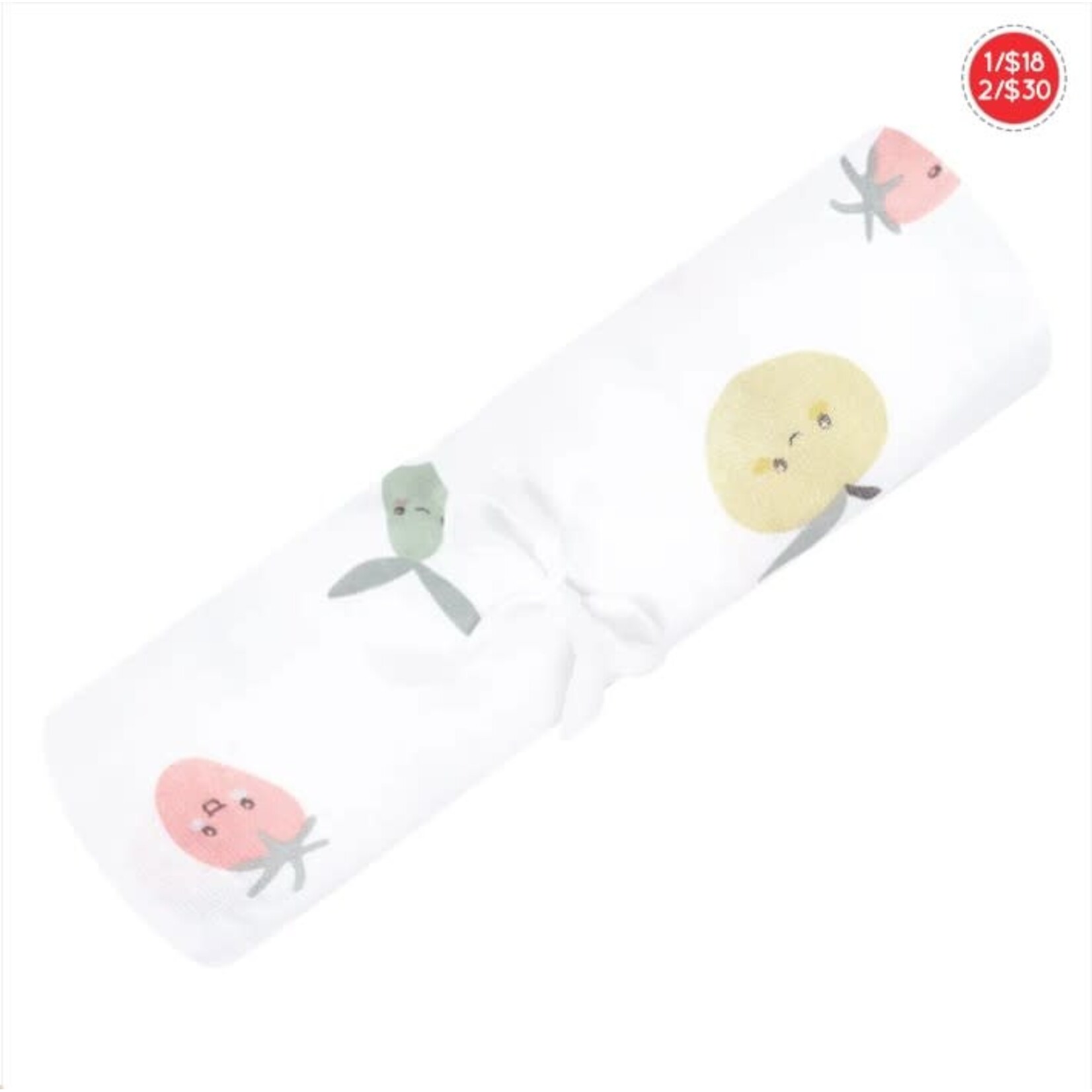 Perlimpinpin  PERLIMPINPIN - 'Fruits' Cotton Muslin Blanket