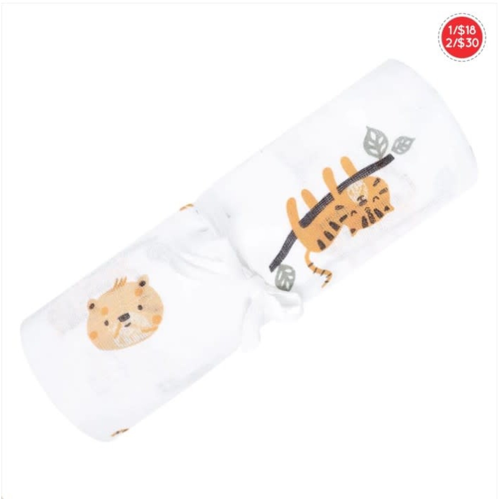 Perlimpinpin PERLIMPINPIN - Couverture de mousseline de coton 'Jungle'