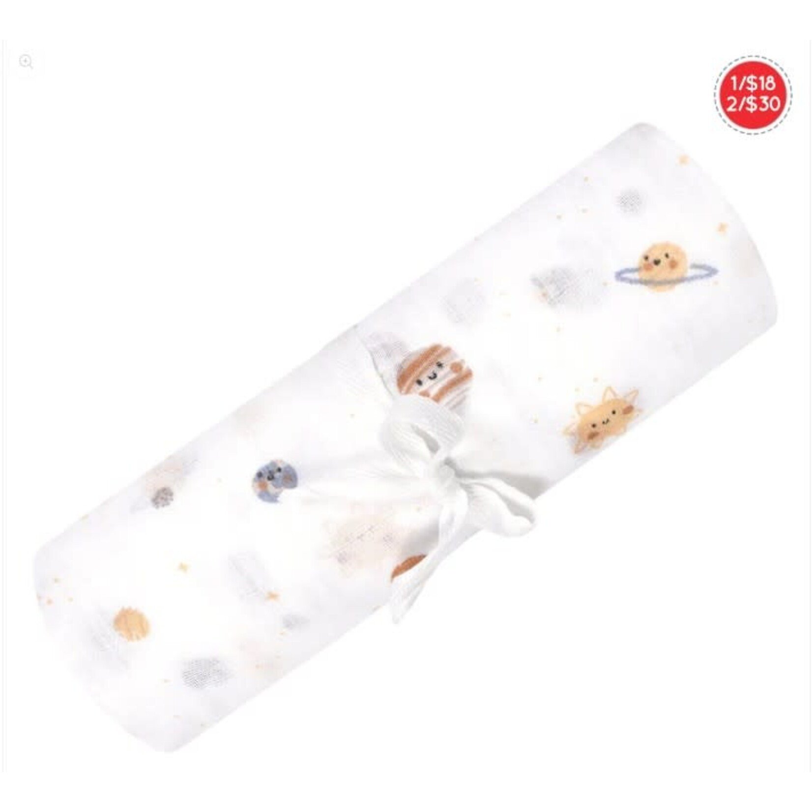 Perlimpinpin PERLIMPINPIN - 'Cosmos' Cotton Muslin Blanket