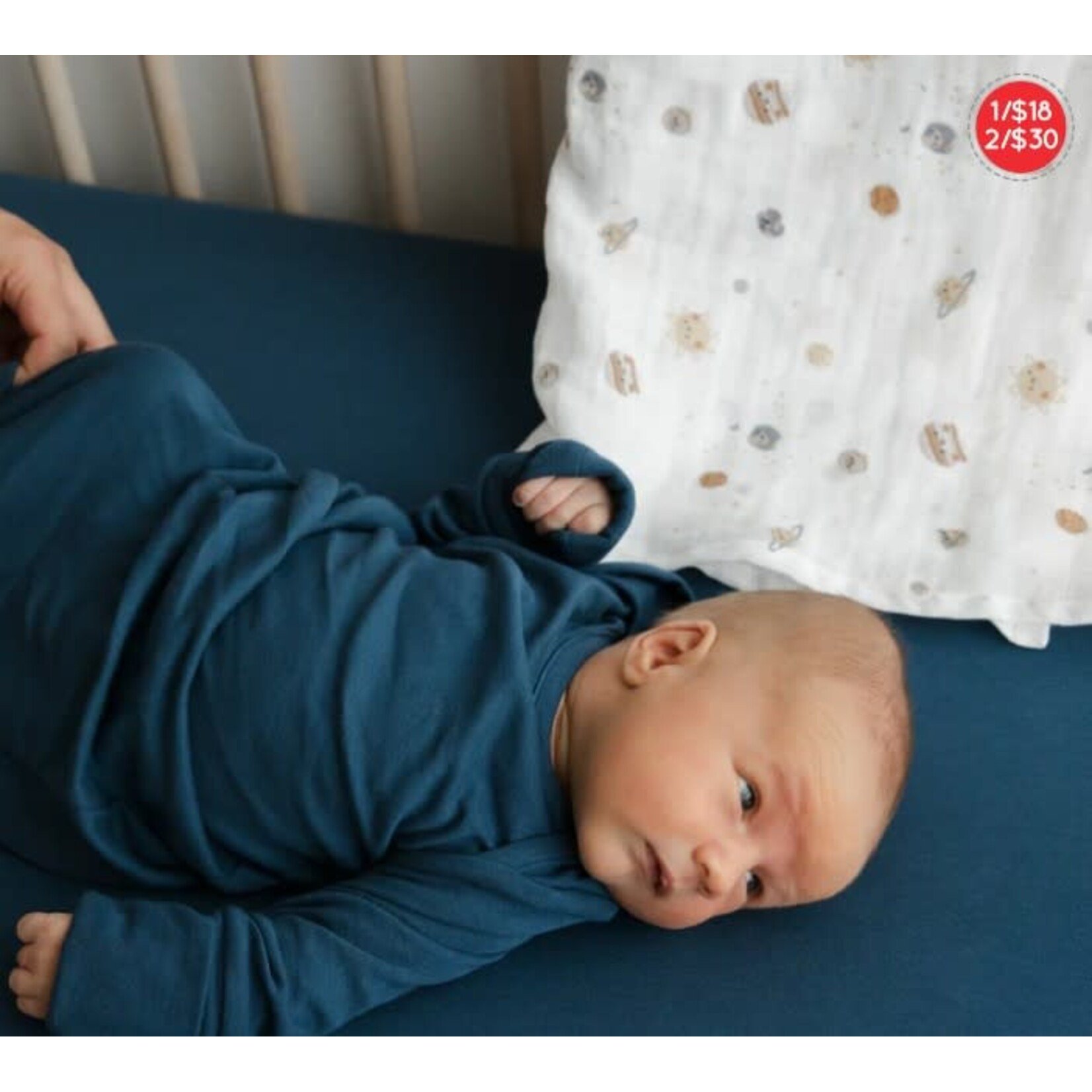 Perlimpinpin PERLIMPINPIN - 'Cosmos' Cotton Muslin Blanket