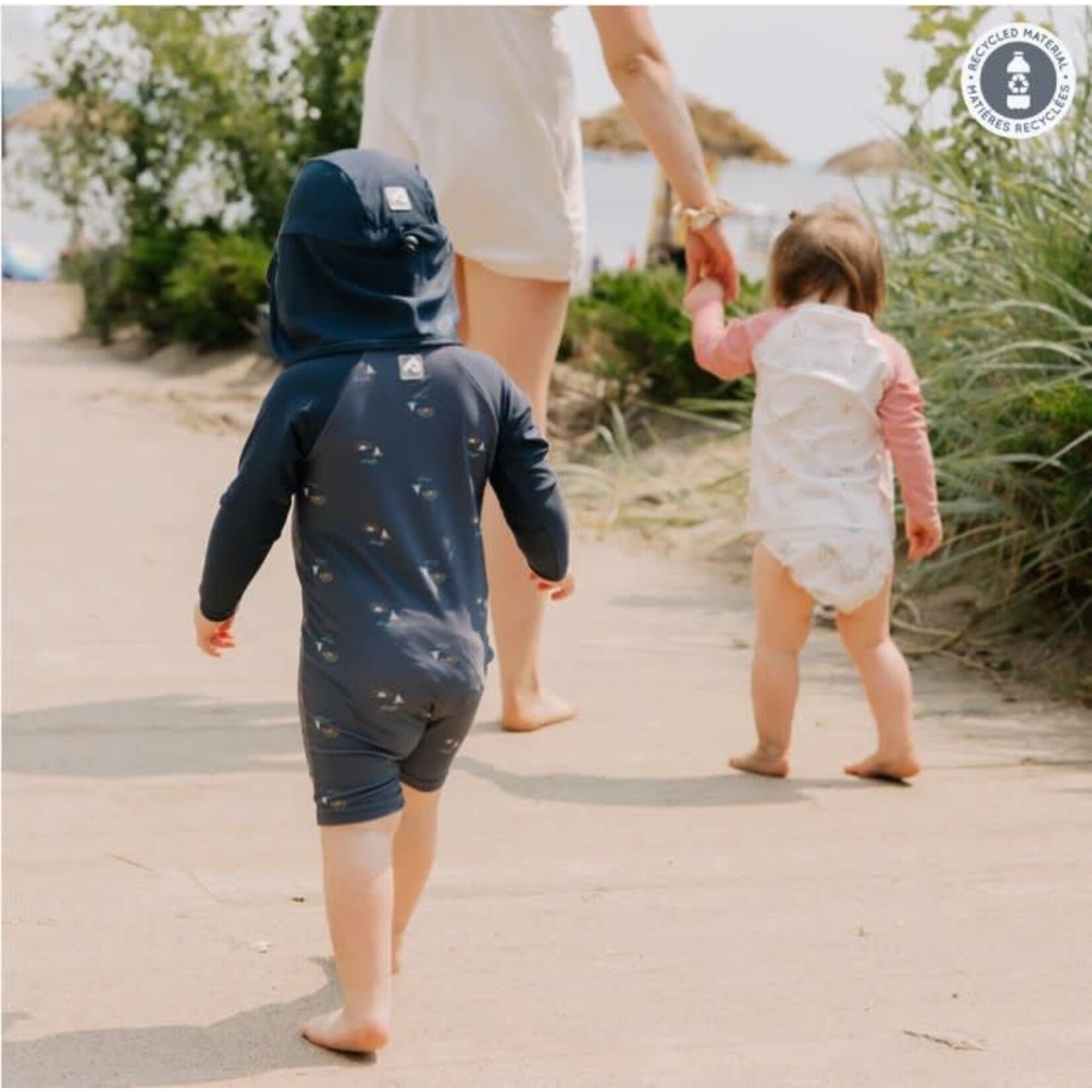 Perlimpinpin PERLIMPINPIN - Adjustable Swim Diaper (10-35 lbs) – Whales