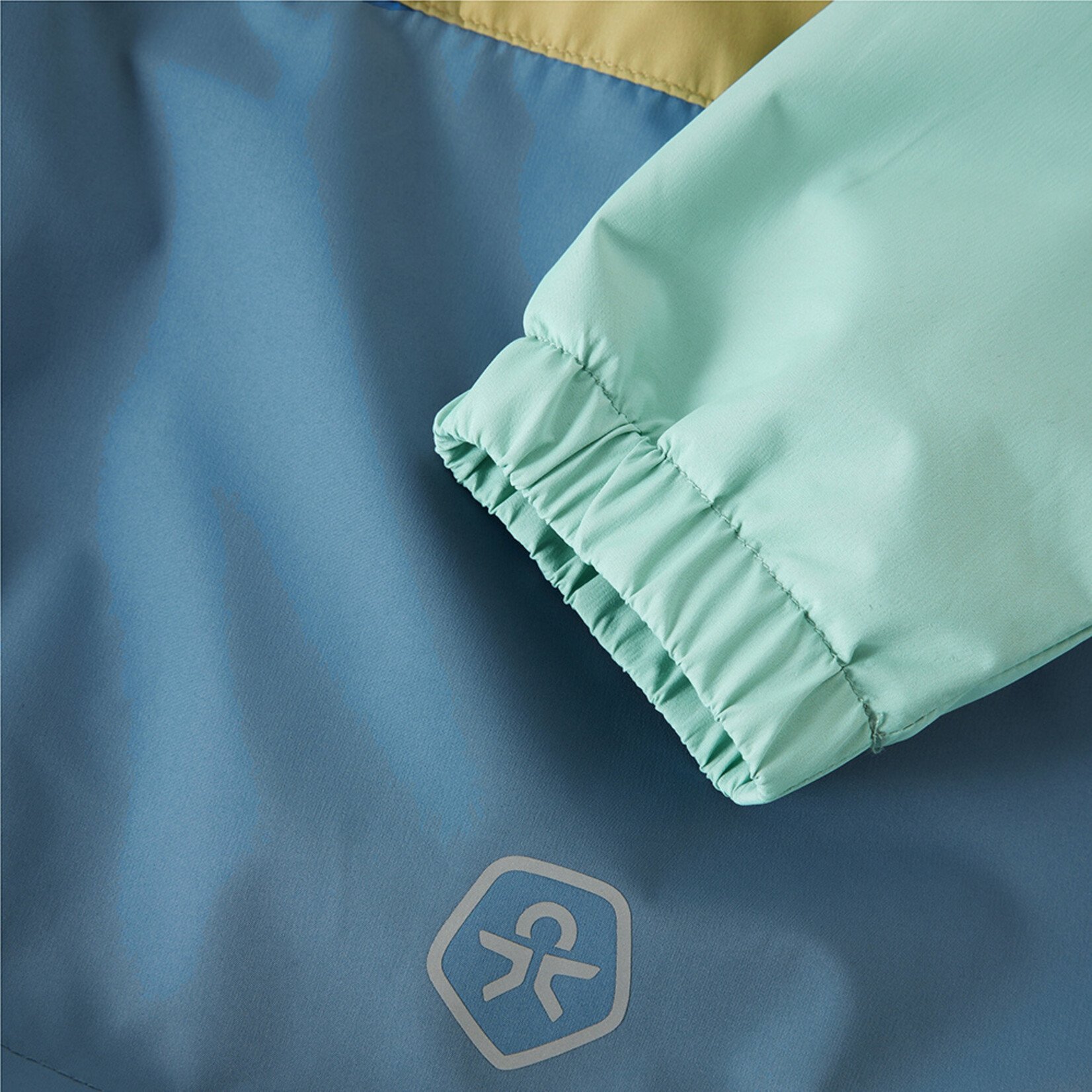 Color Kids COLORKIDS - 'Ether' Waterproof Colourblock Mid-Season Coat