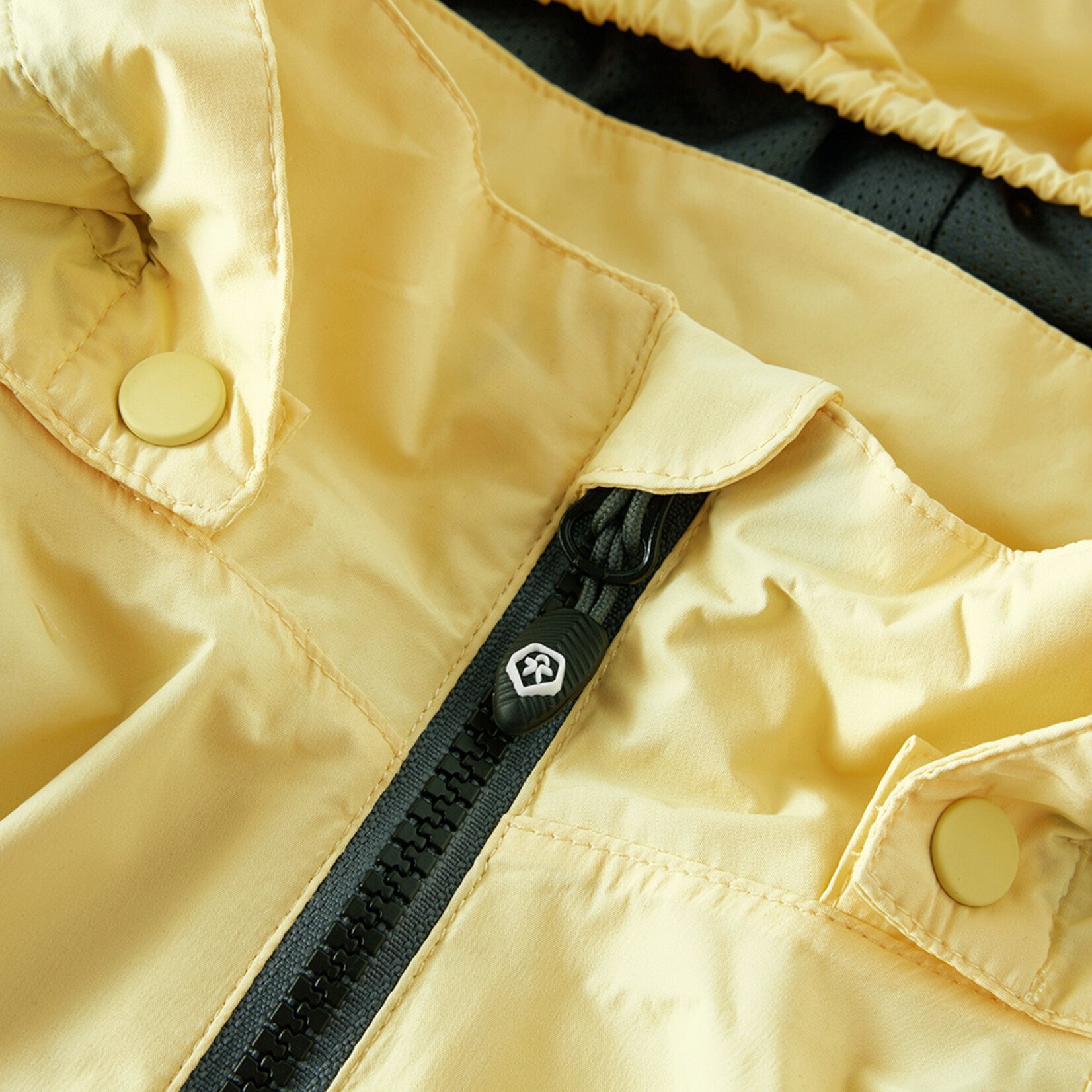 Color Kids COLORKIDS -  Manteau mi-saison colorblock imperméable 'Golden Haze'