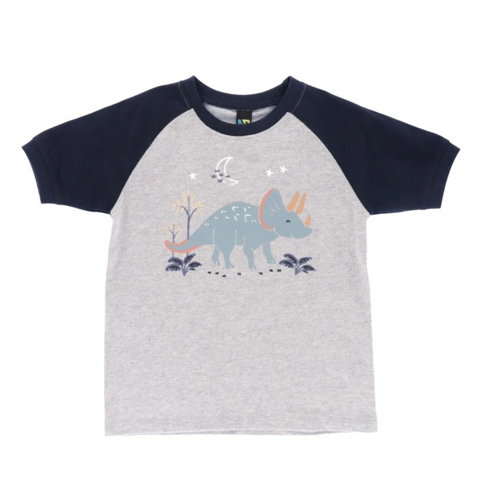 Nanö NANÖ - 3-piece black and grey pyjama set with dinosaur print