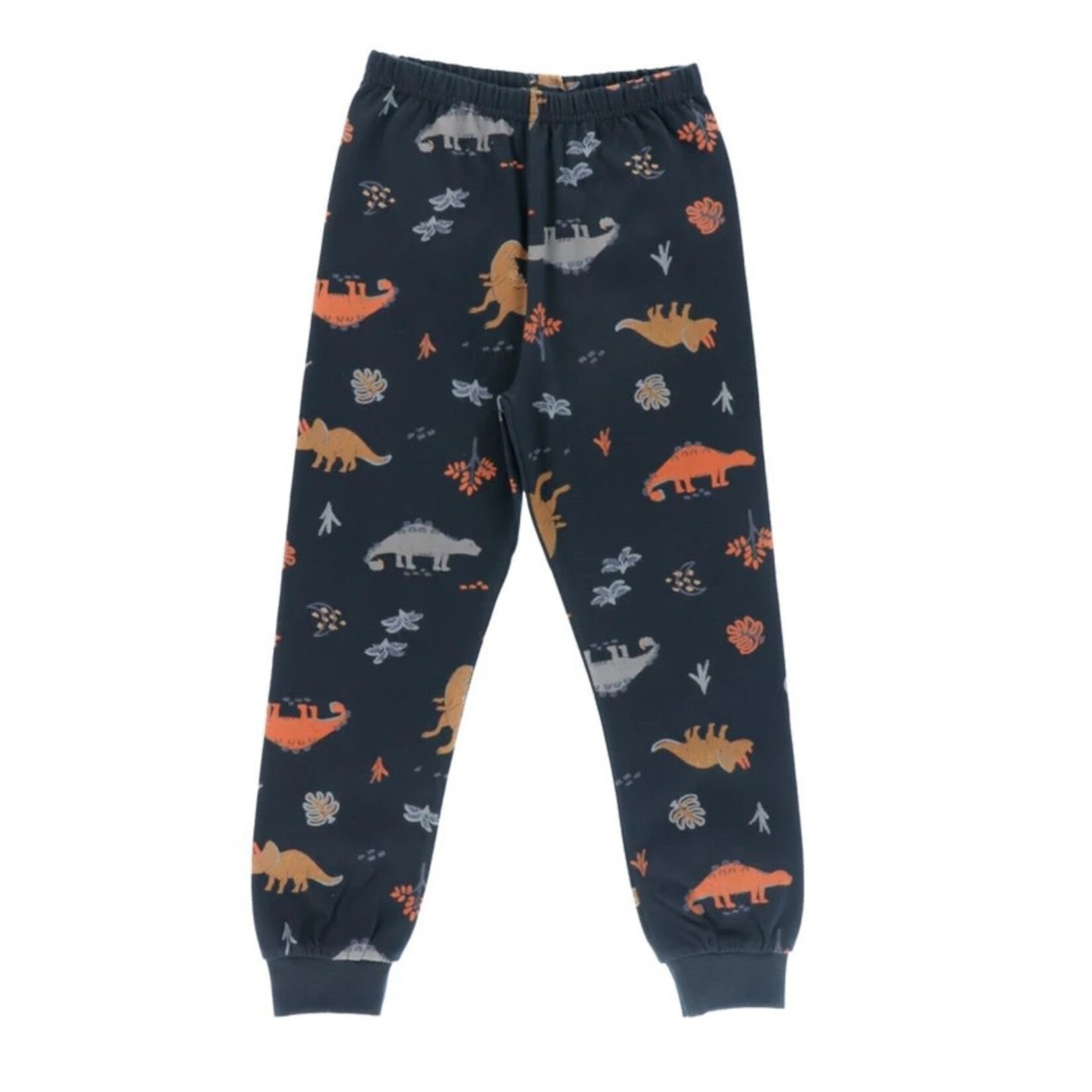 Nanö NANÖ - 3-piece black and grey pyjama set with dinosaur print
