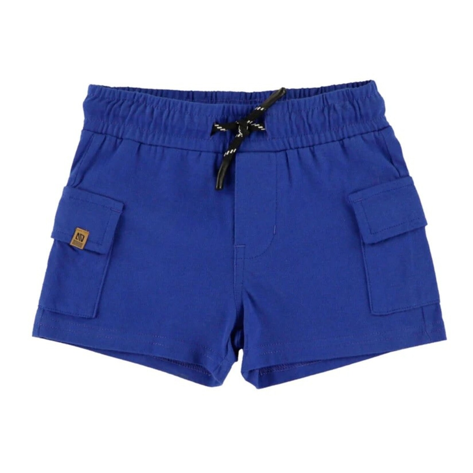 Nanö NANÖ - 3-piece set - Grey T-shirt with boat print, blue shorts and reversible bib  'Club de l'océan'