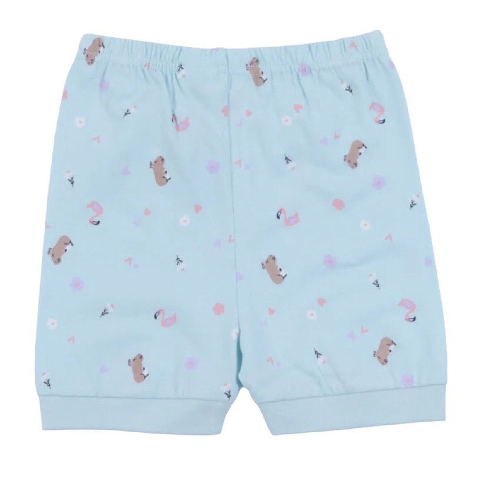 Nanö NANÖ - Pyjama 3 morceaux lilas et bleu à imprimé de capybaras