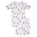 Petit Lem PETIT LEM - Ensemble pyjama court lilas avec imprimé de loriquets