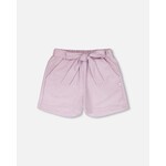 Deux par Deux DEUX PAR DEUX - Lavender jersey shorts 'Clover and violet'