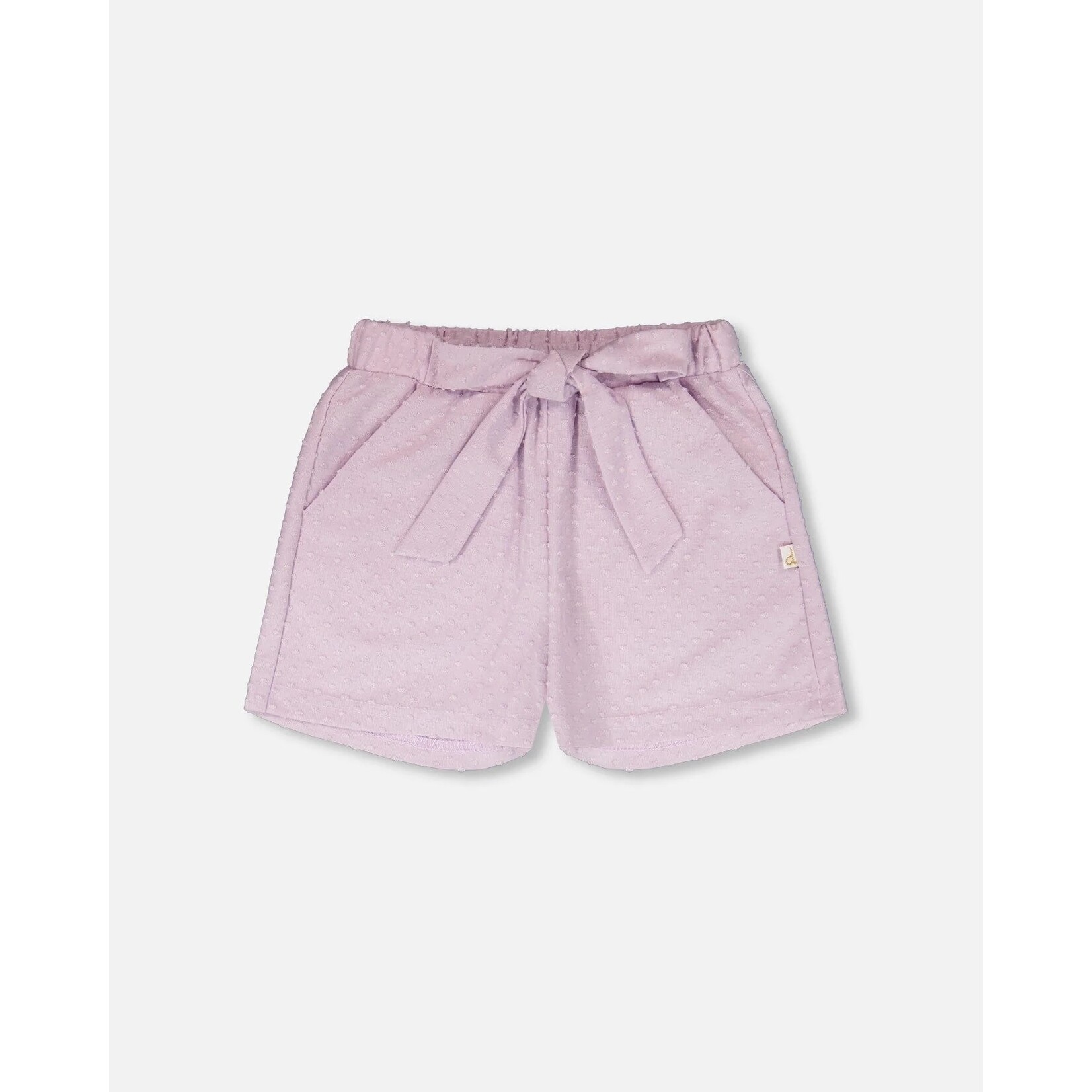 Deux par Deux DEUX PAR DEUX - Lavender jersey shorts 'Clover and violet'