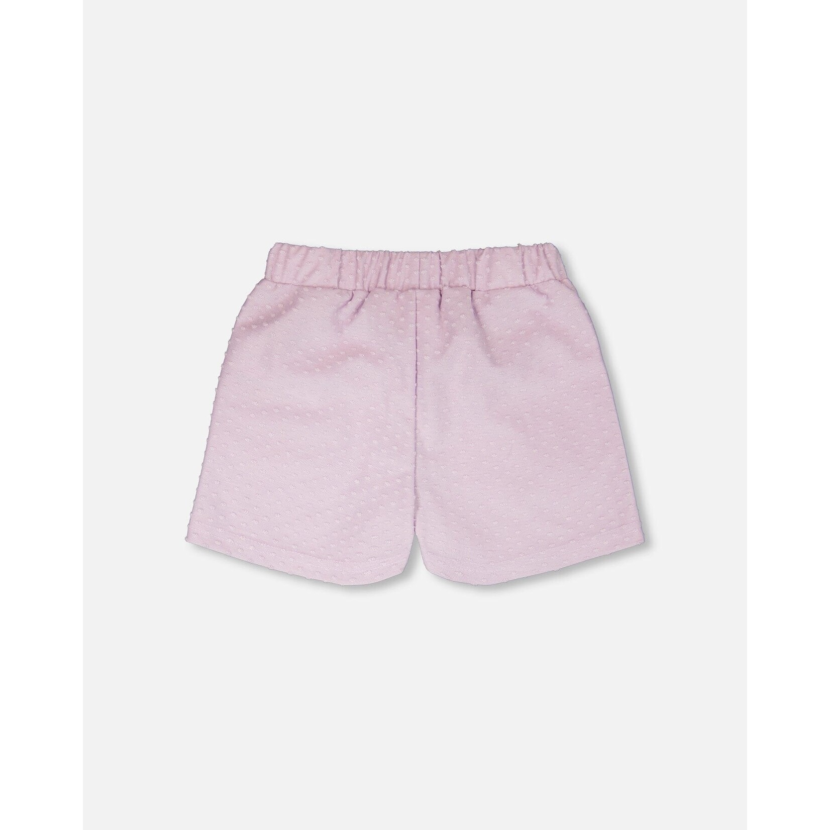 Deux par Deux DEUX PAR DEUX - Lavender jersey shorts 'Clover and violet'