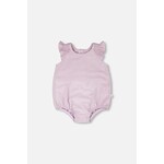 Deux par Deux DEUX PAR DEUX - Lavender jersey romper 'Clover and violets'