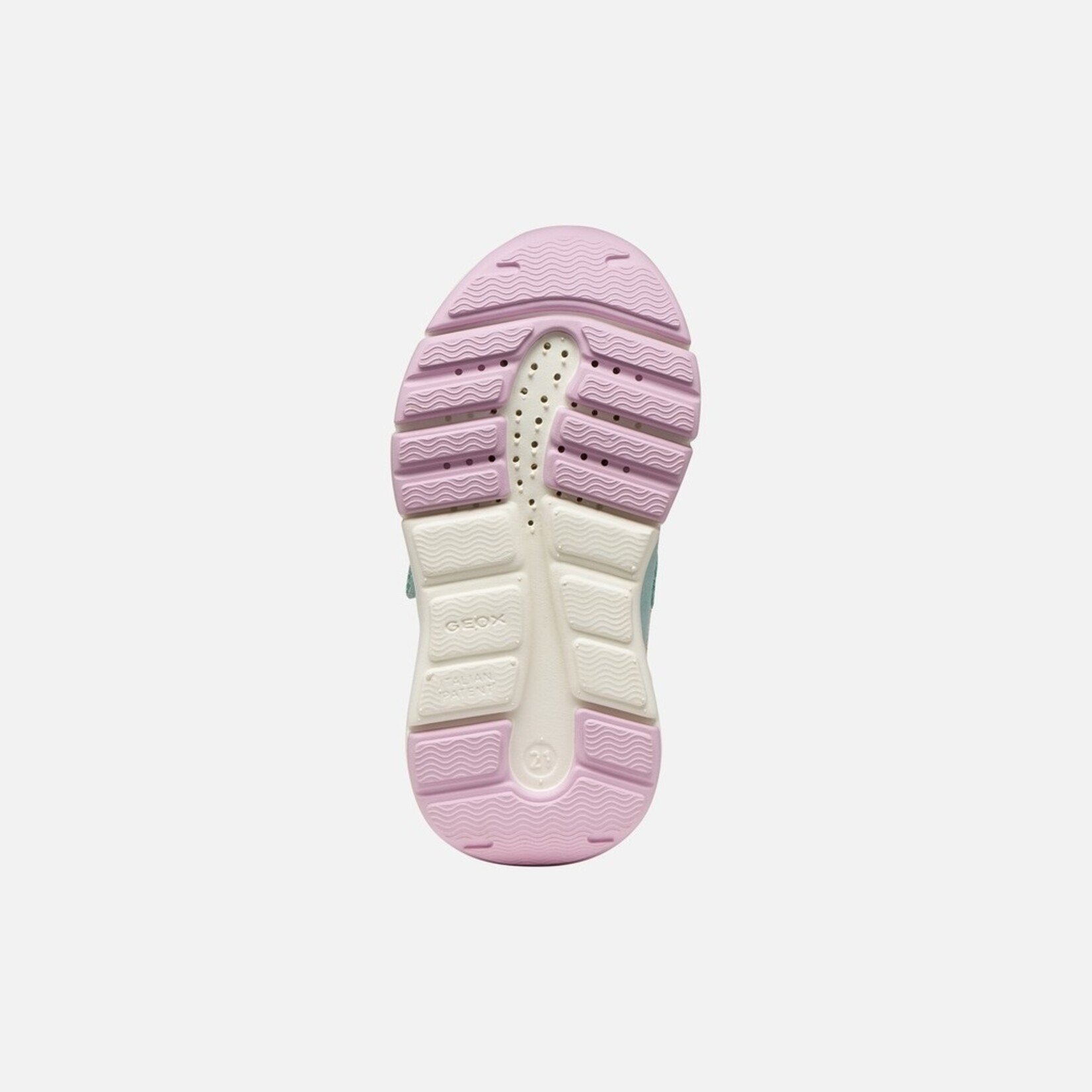 Geox GEOX - 'B Flexyper Mini' Velcro Sports Shoes - Sea Green/Pink