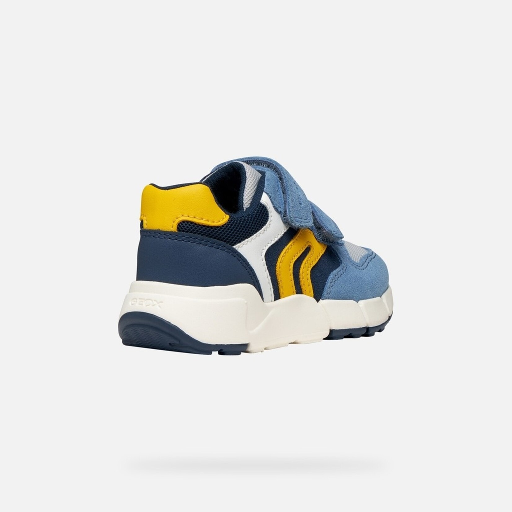 Geox GEOX - Chaussures de sport à velcro 'B Flexyper Mini - Sky/Yellow'