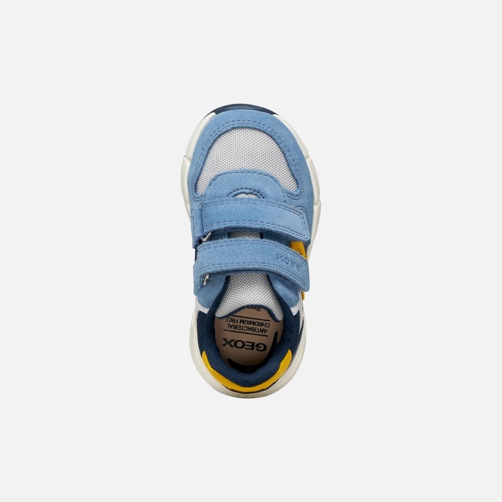 Geox GEOX - Chaussures de sport à velcro 'B Flexyper Mini - Sky/Yellow'