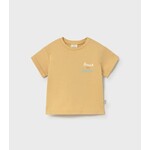 Mayoral MAYORAL - Yellow short-sleeved T-shirt 'Amar et Bonito'
