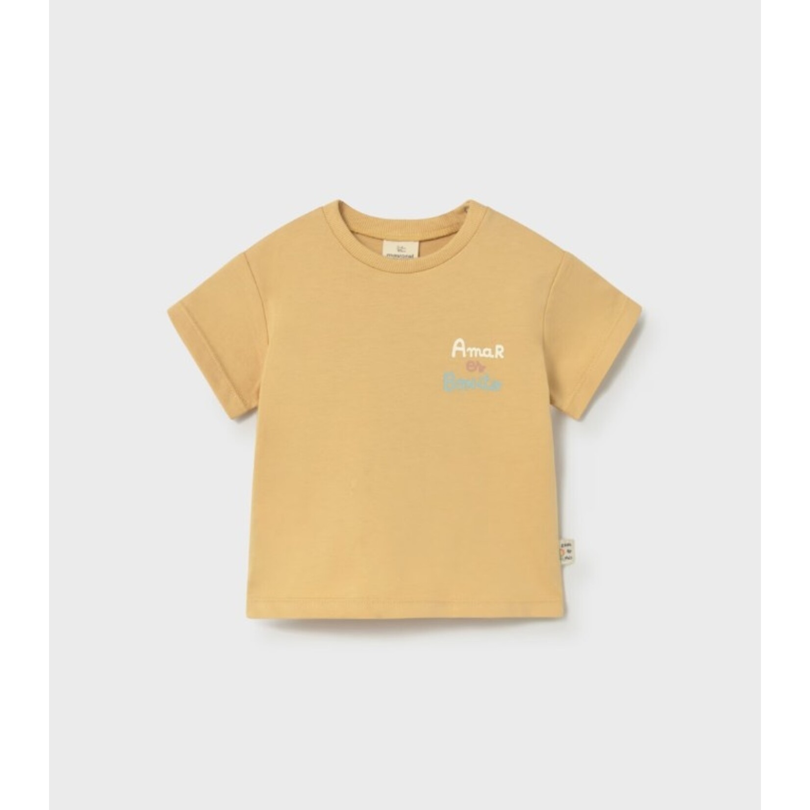 Mayoral MAYORAL - T-shirt jaune à manches courtes 'Amar et Bonito'
