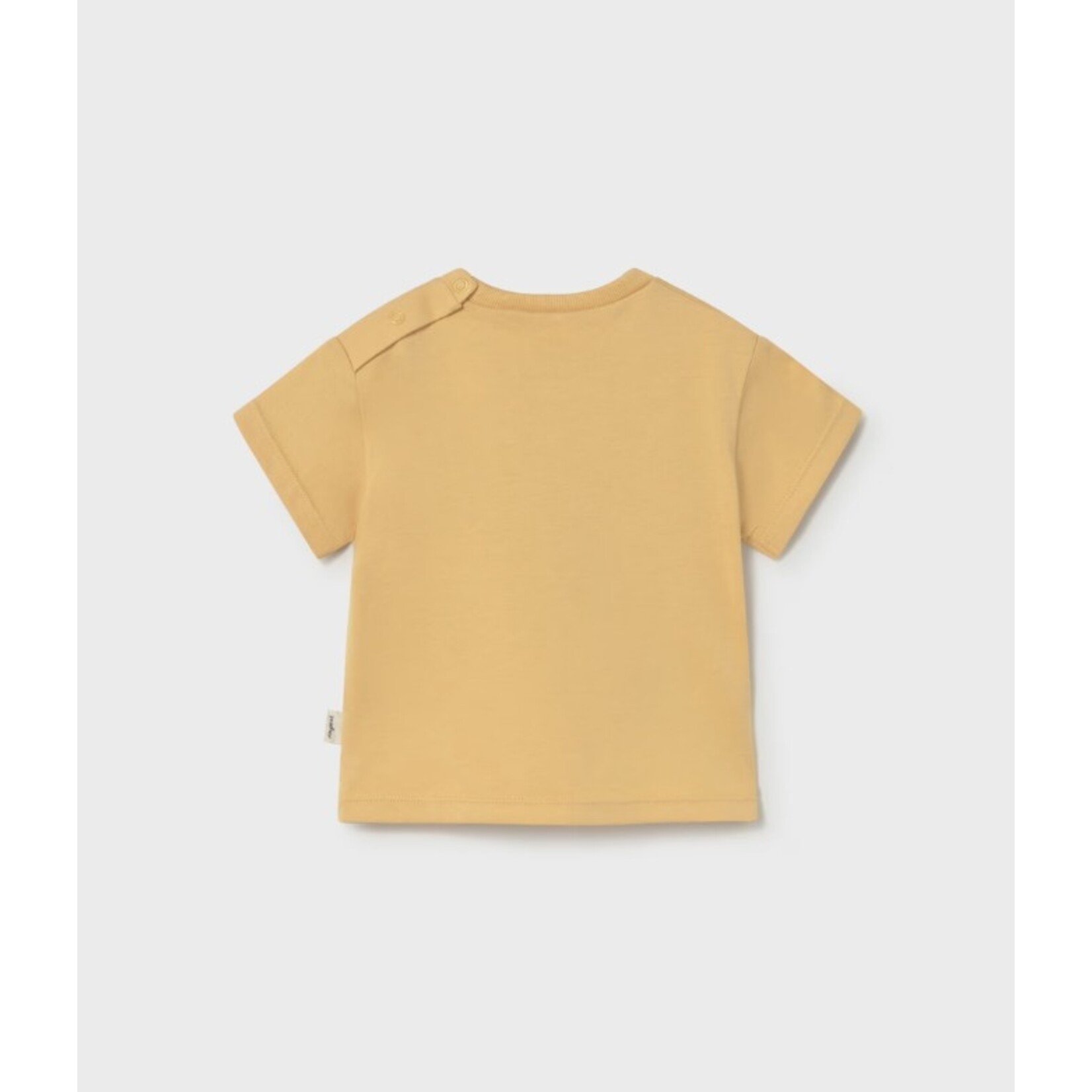 Mayoral MAYORAL - Yellow short-sleeved T-shirt 'Amar et Bonito'