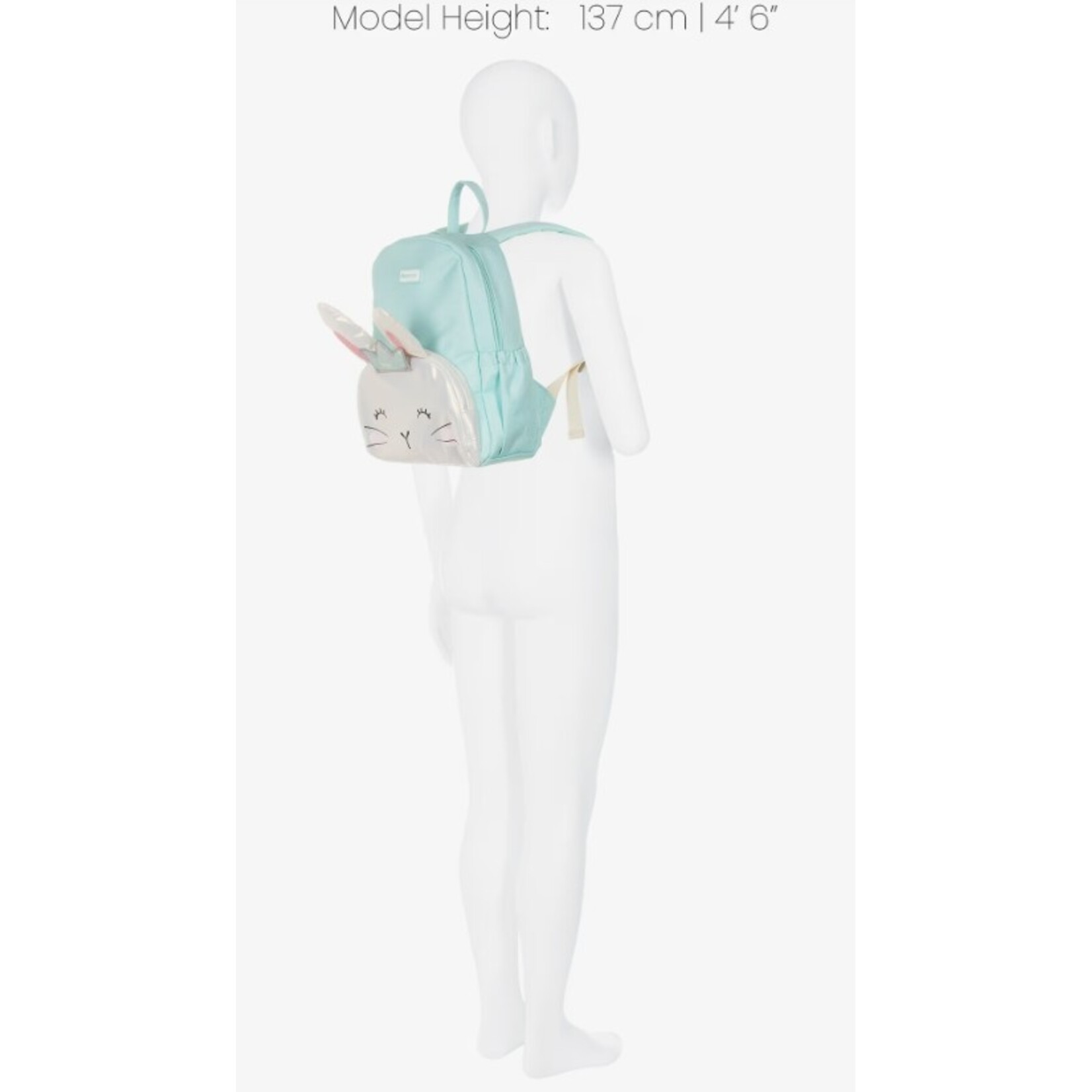 Mayoral MAYORAL - Blue and white rabbit backpack