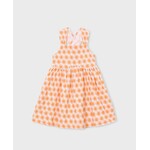 Mayoral MAYORAL - Orange dress with sun print