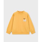 Mayoral MAYORAL - Peach long-sleeved pullover style sweater with a palm tree design