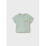 Mayoral MAYORAL - Mint t-shirt with slide print  'Eres lo Màs'