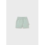 Mayoral MAYORAL - Mint green fleece shorts with a drawstring waist