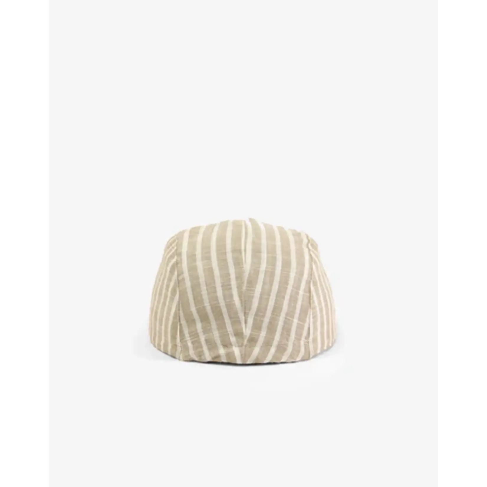 Caribou CARIBOU - Soft Linen Cap - Striped sand