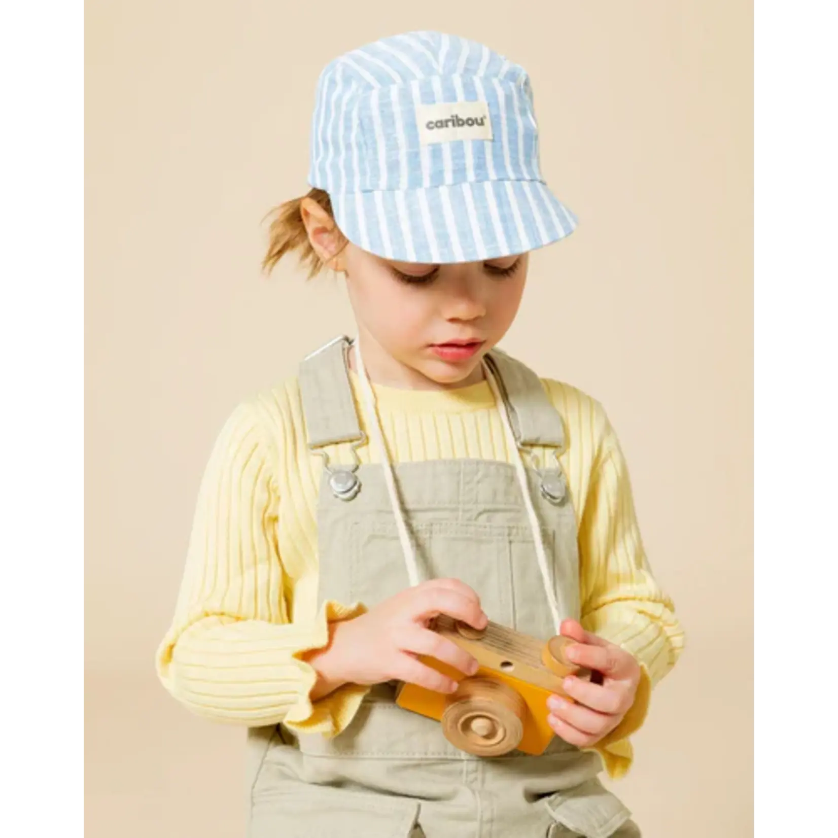 Caribou CARIBOU - Soft Linen Cap - Blue