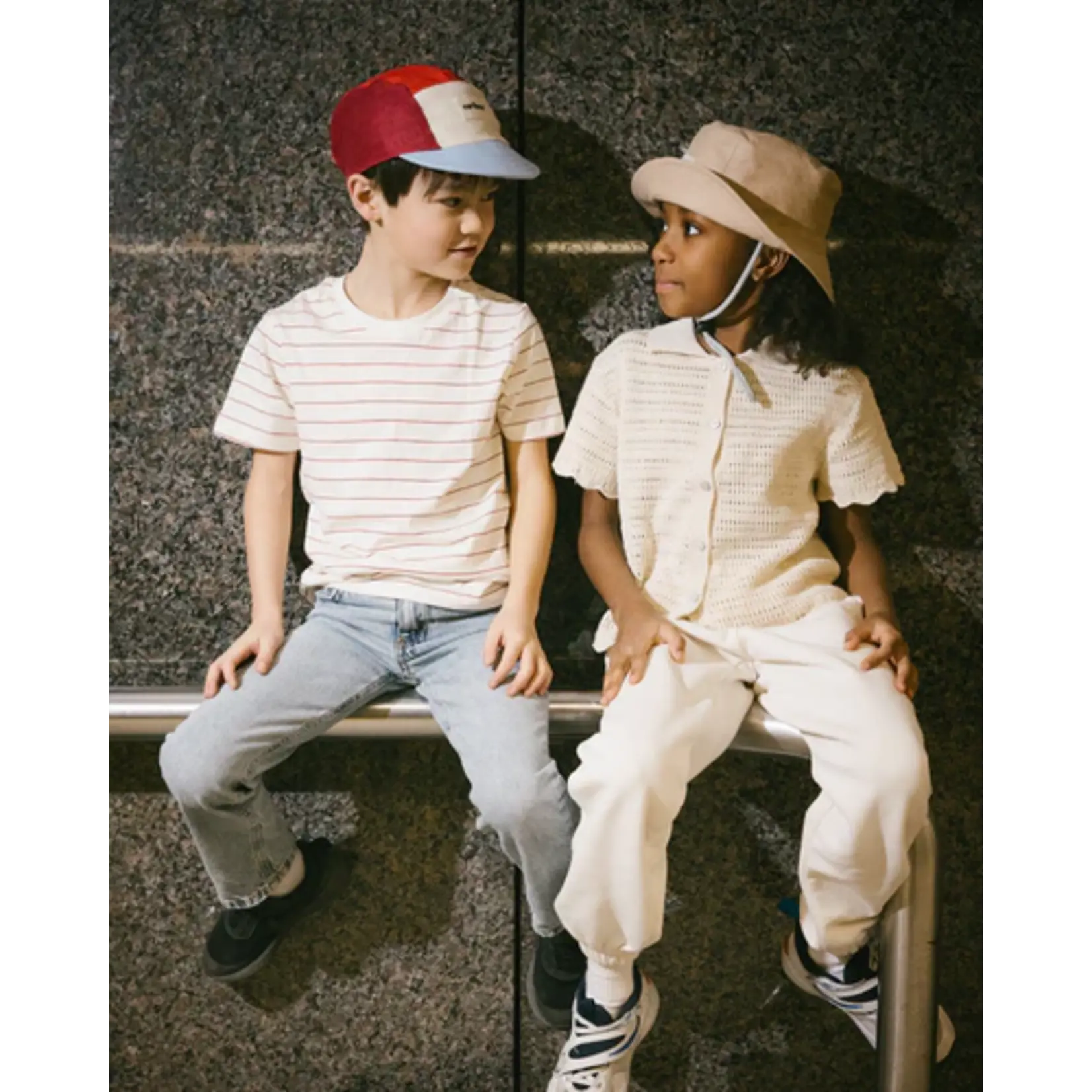 Caribou CARIBOU - Casquette souple en lin colorblock - FIGARO