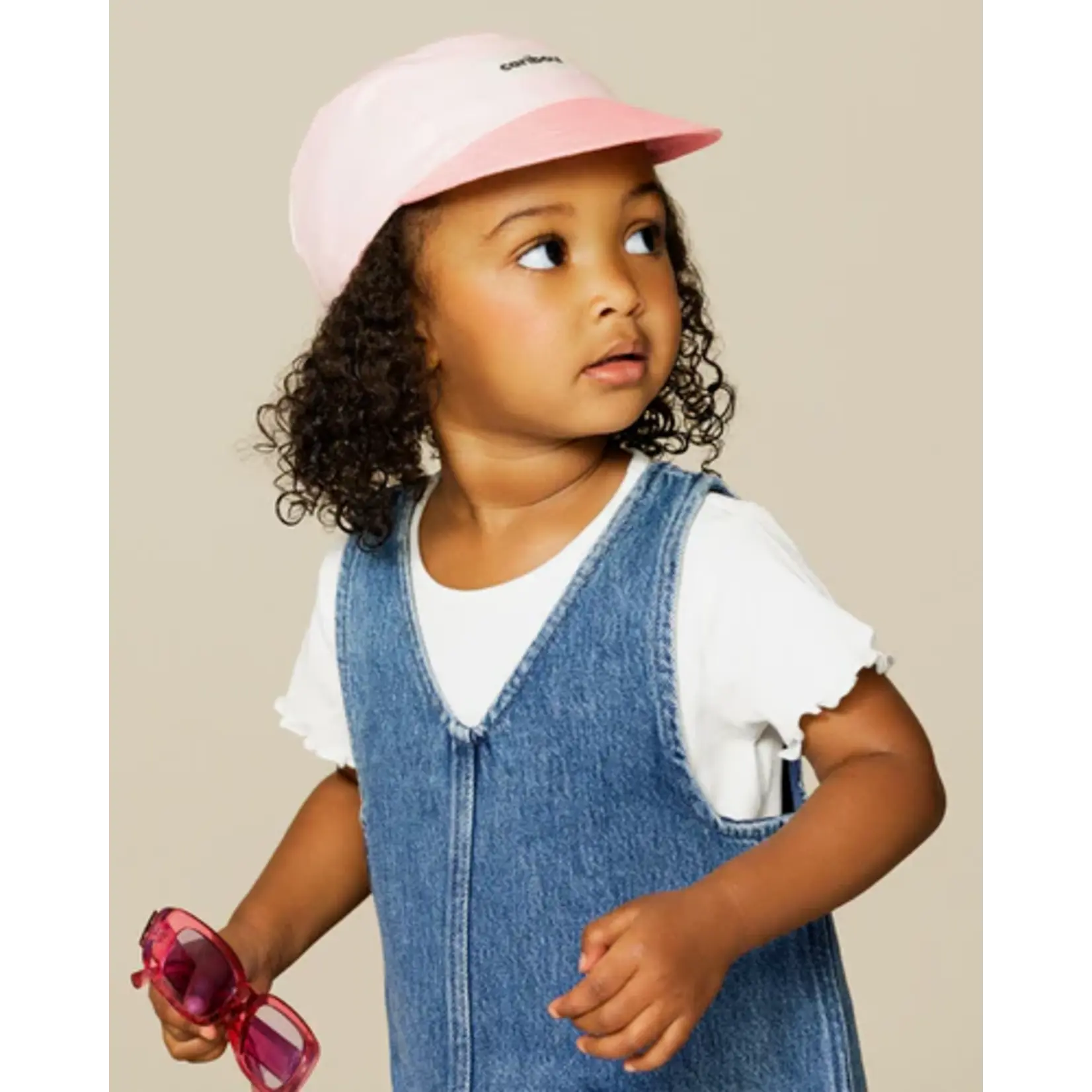 Caribou CARIBOU - Casquette souple en lin - Duo Rose