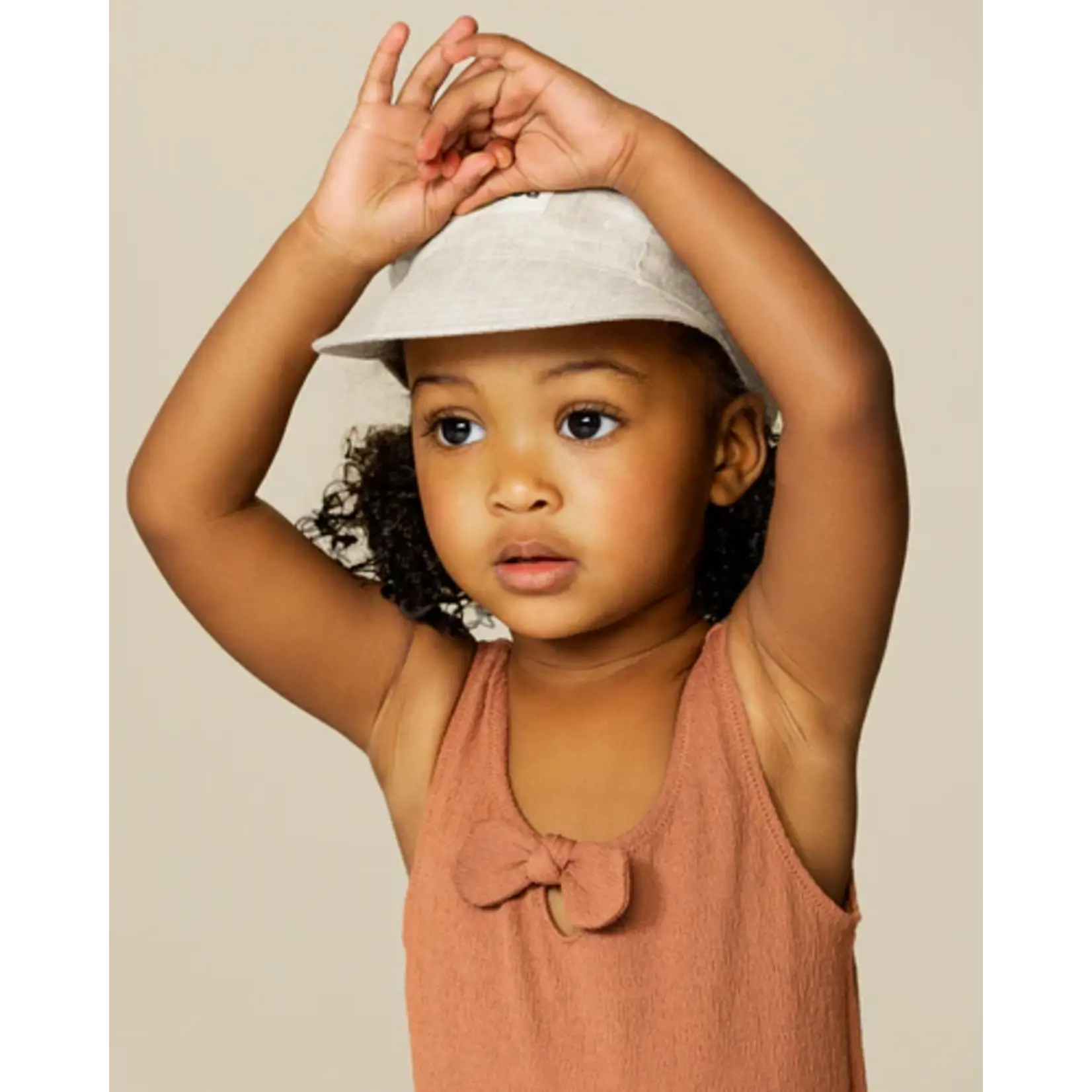 Caribou CARIBOU - Soft Linen Cap - Heather beige - Écru