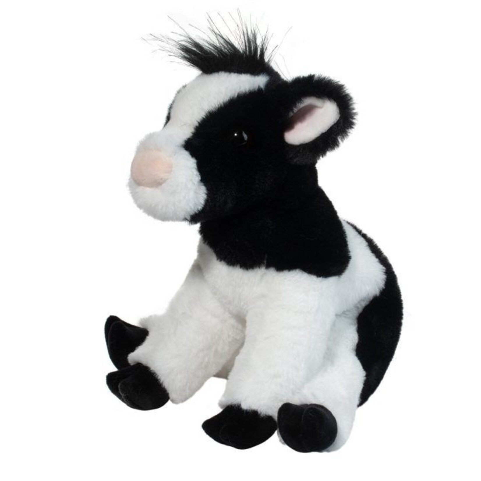 Douglas Cuddle Toys DOUGLAS - Peluche vache noir et blanche doux 'Elsie'