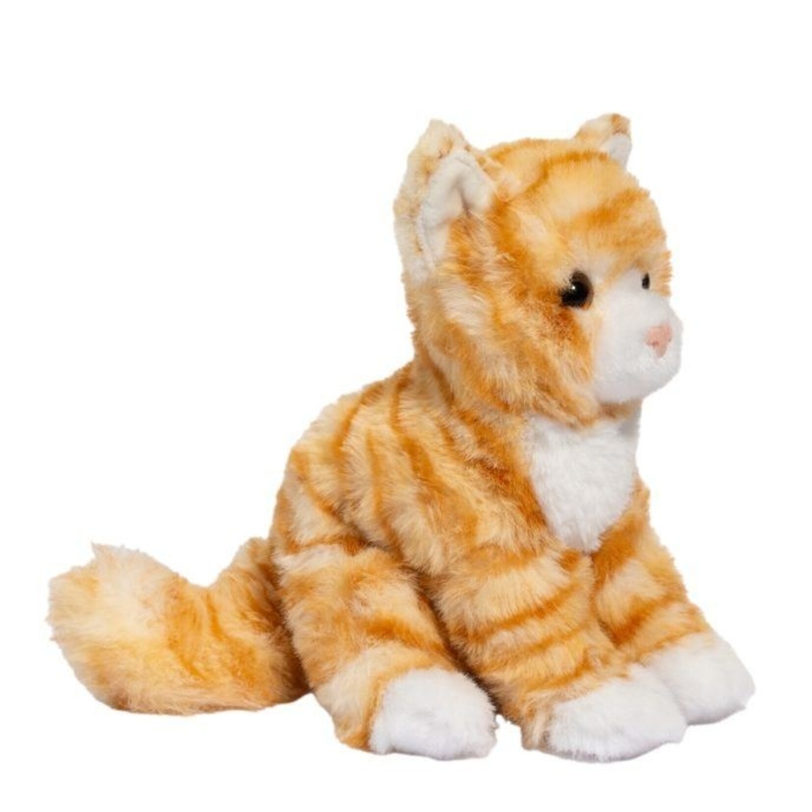 Douglas Cuddle Toys DOUGLAS - Peluche de mini chat tigré doux 'Gingie'