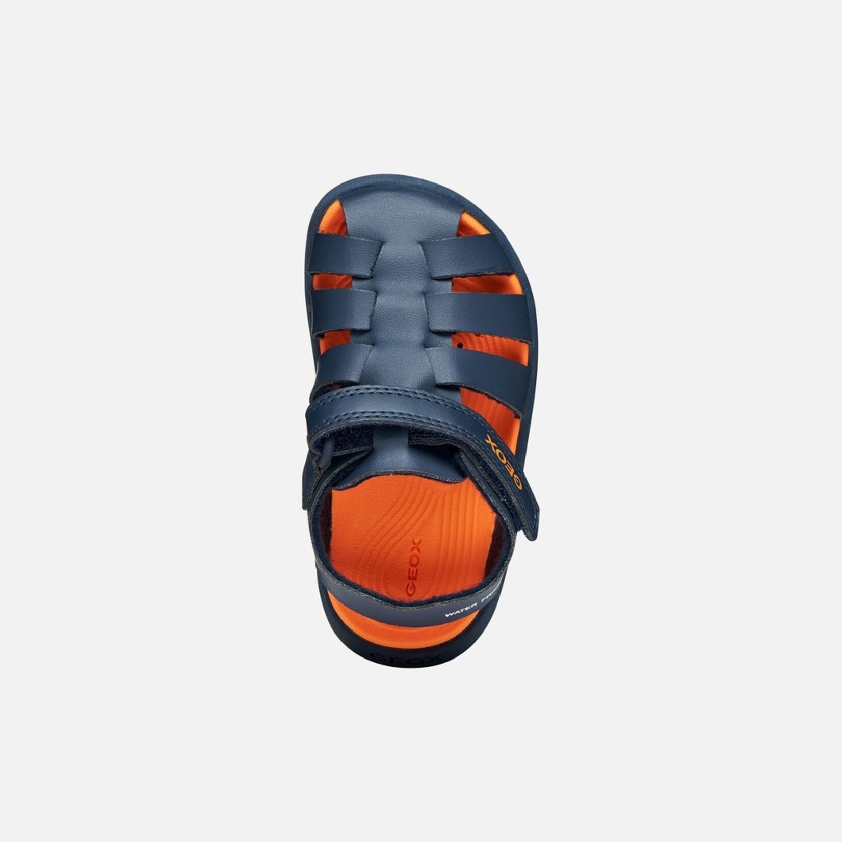 Geox GEOX - Closed-toe sandals for little ones 'B Sandal Fusbetto - navy/orange