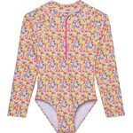 Color Kids COLORKIDS - Maillot une pièce à manches longues avec imprimé de cœurs colorés