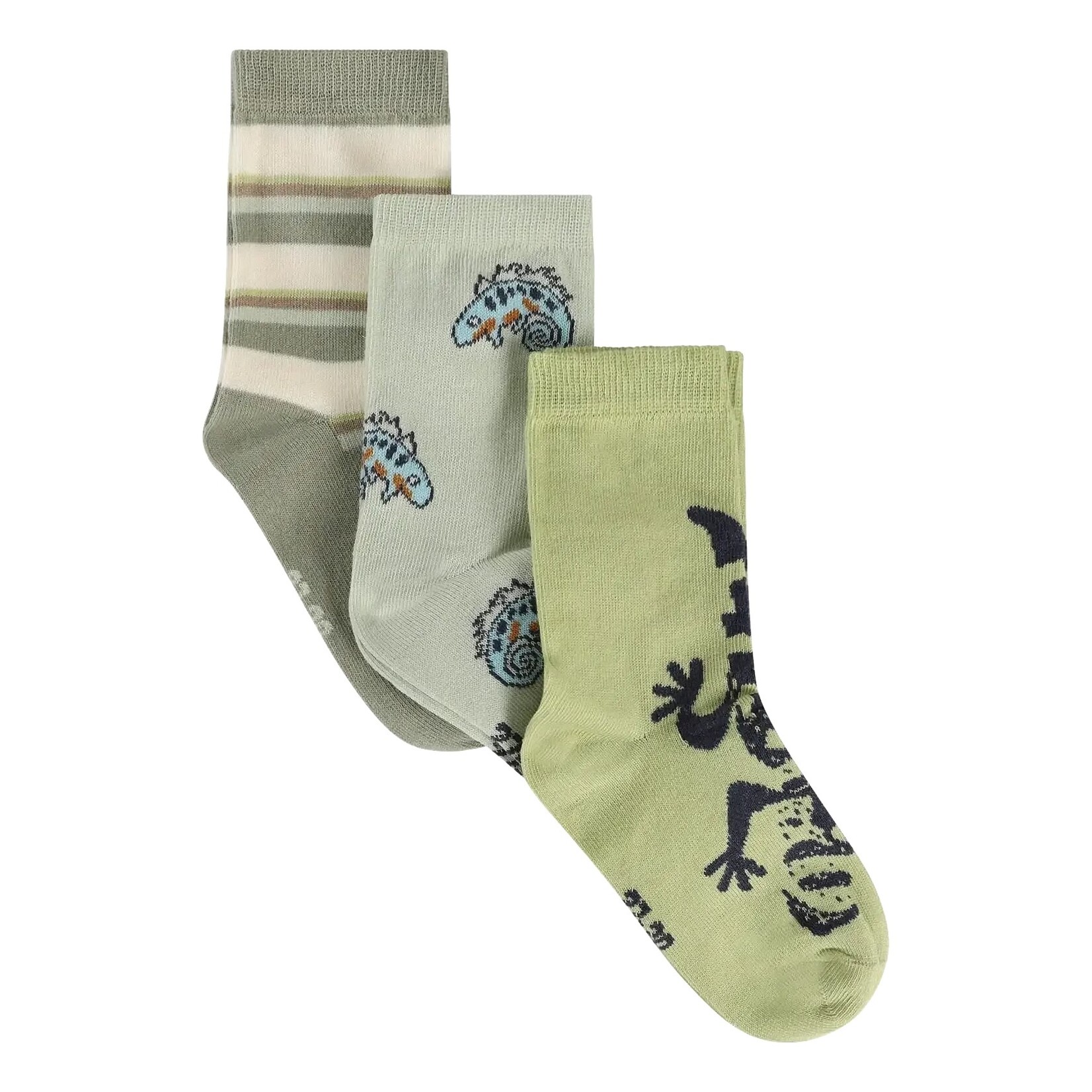 Minymo MINYMO - Pack of 3 pairs of 'White Jade' socks