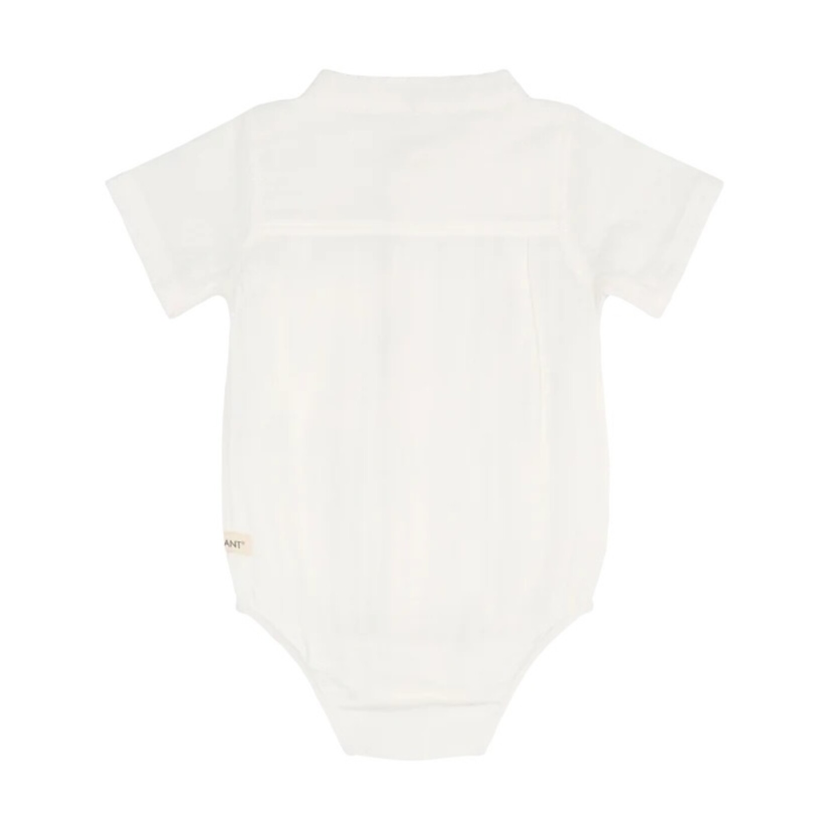 Enfant ENFANT - White short-sleeved 'shirt' onesie