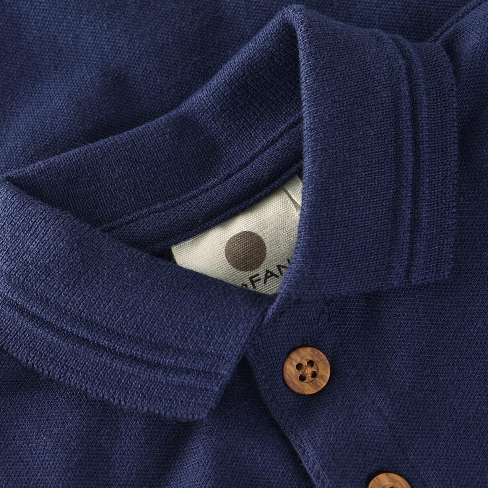 Enfant ENFANT - Cache-couche 'polo' à manches courtes bleu marin