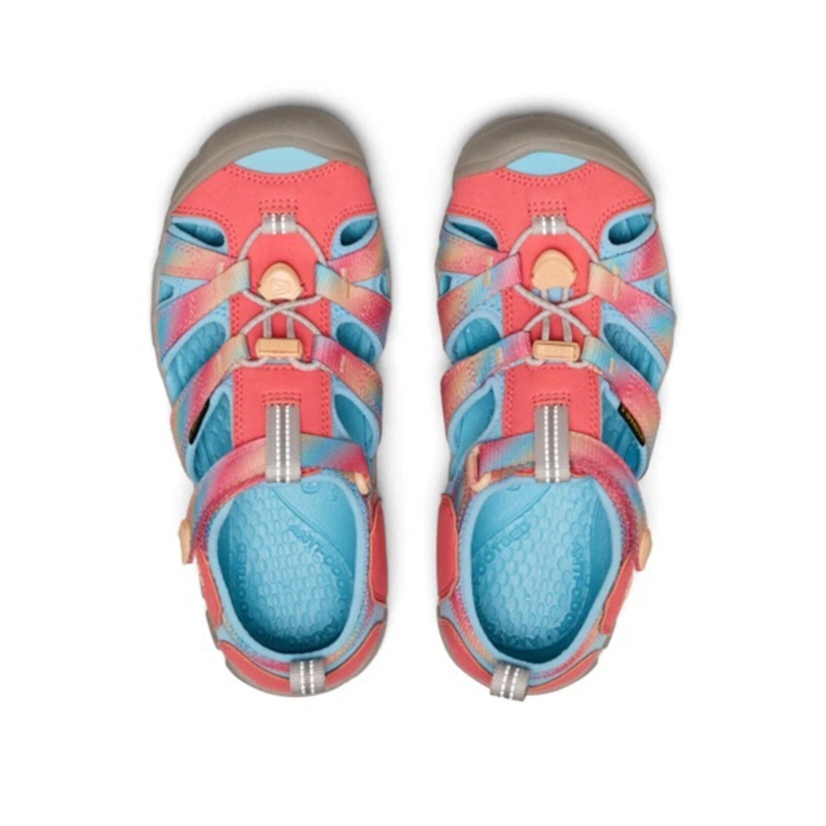 Keen KEEN - Sandales sport Seacamp effet ombré rose, bleu et jaune 'Ombre Pink Lemonade'
