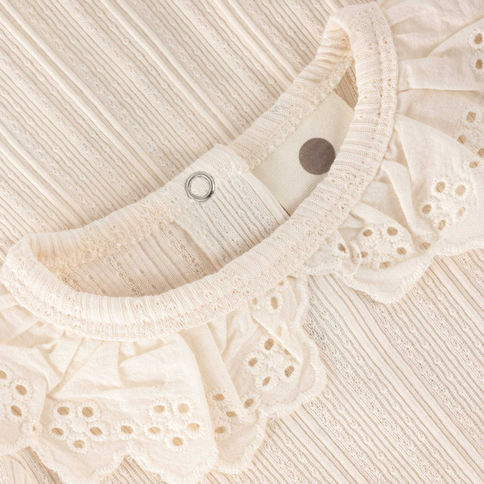 Enfant ENFANT - Cream lace bodysuit with Peter Pan collar