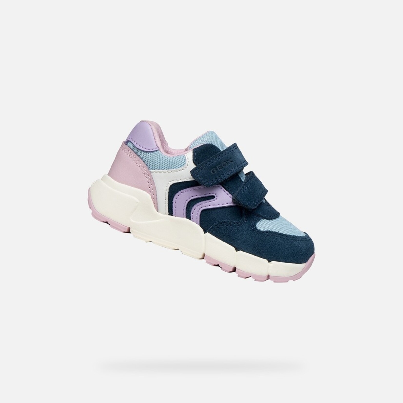 Geox GEOX - Velcro Running Shoes 'B Flexyper Mini - Navy/Lilac'