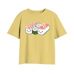 Whistle & Flute WHISTLE AND FLUTE - Yellow 'Kawaii - Sushi Family' T-shirt